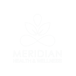 Meridian health and wellness white logo (1)
